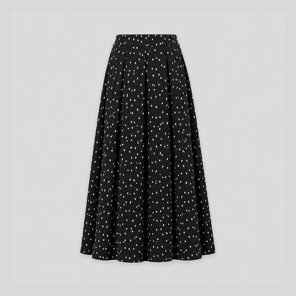 Aeri Pleated Midi Skirt
