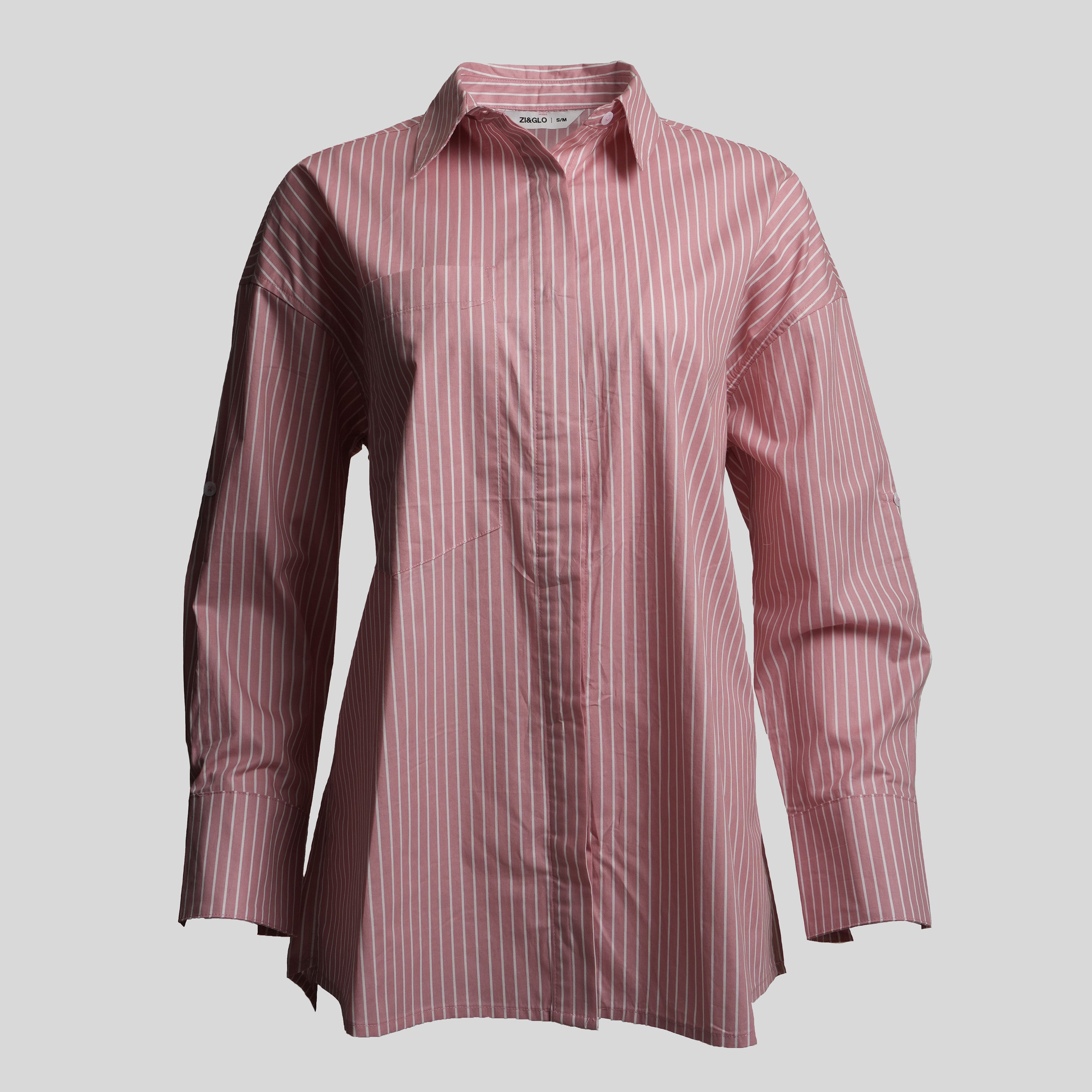 ZIANDGLO Alta Oversize Shirt | Kemeja Oversize Lengan Panjang Wanita -  Katun Jepang