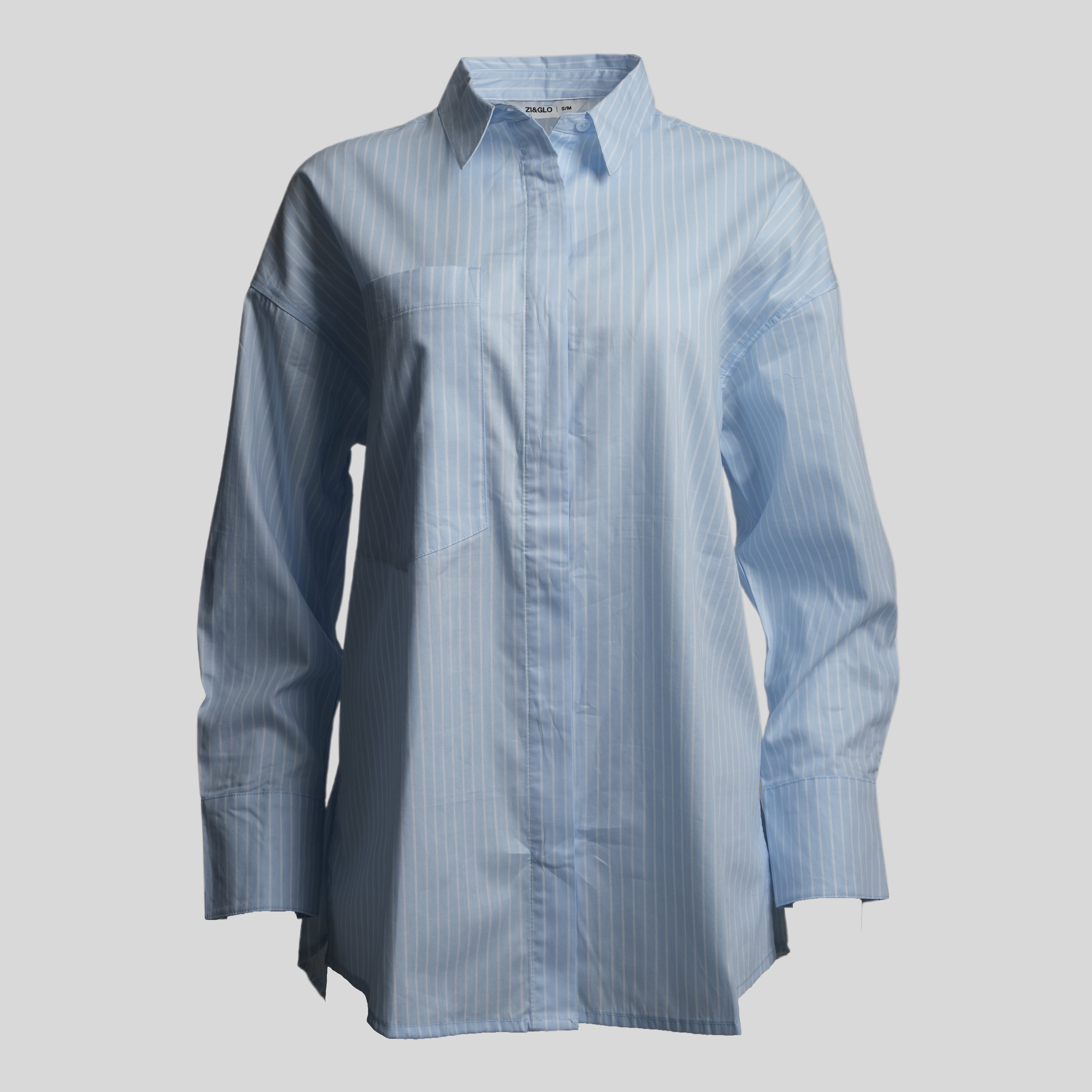 ZIANDGLO Alta Oversize Shirt | Kemeja Oversize Lengan Panjang Wanita -  Katun Jepang