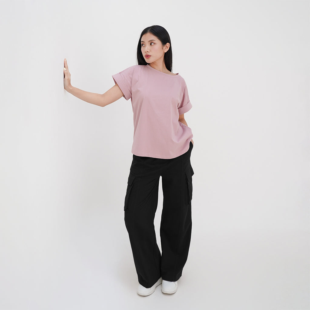 Elyn Rolled-up Sleeve T-shirt