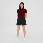 Arven Collared Button Top