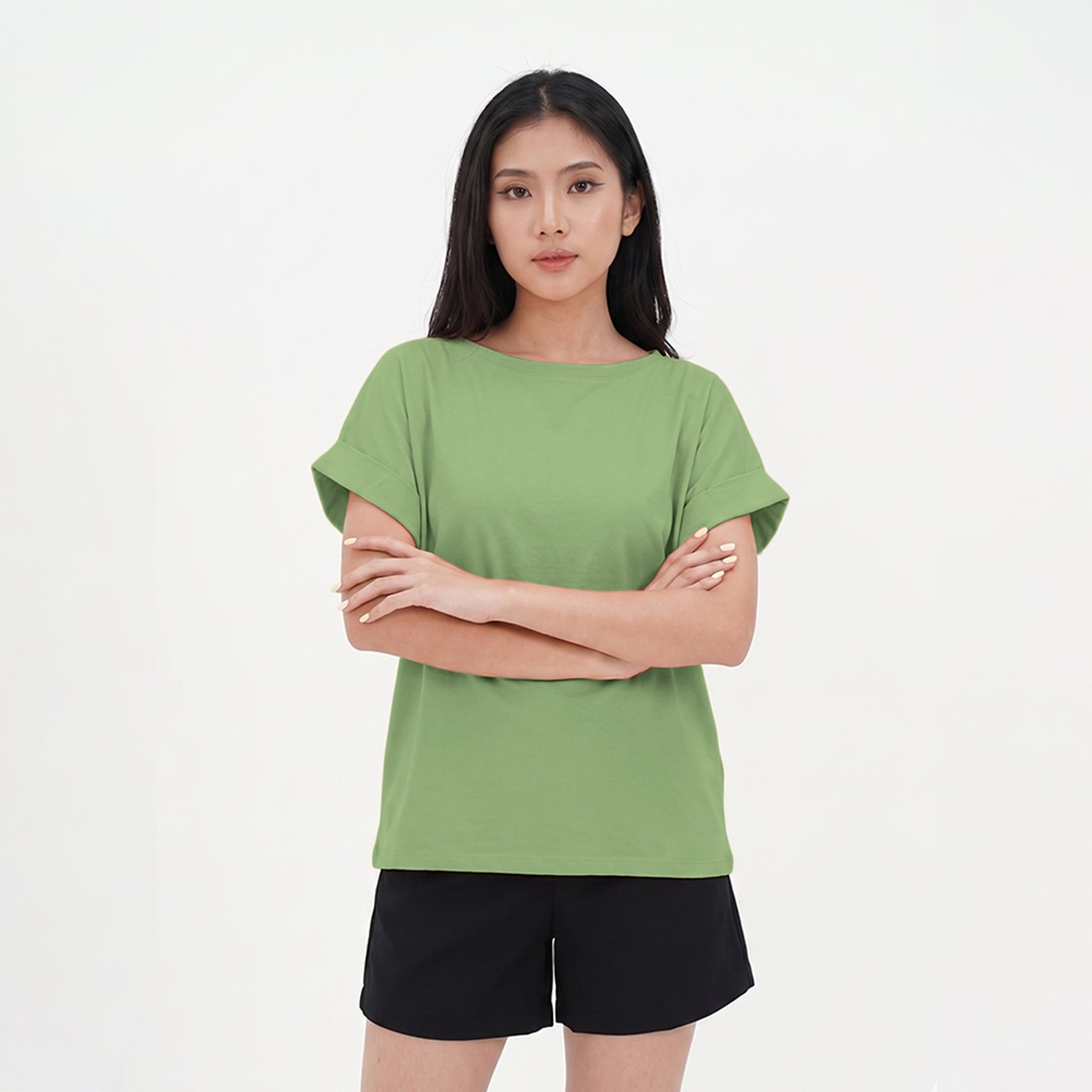 Elyn Rolled-up Sleeve T-shirt