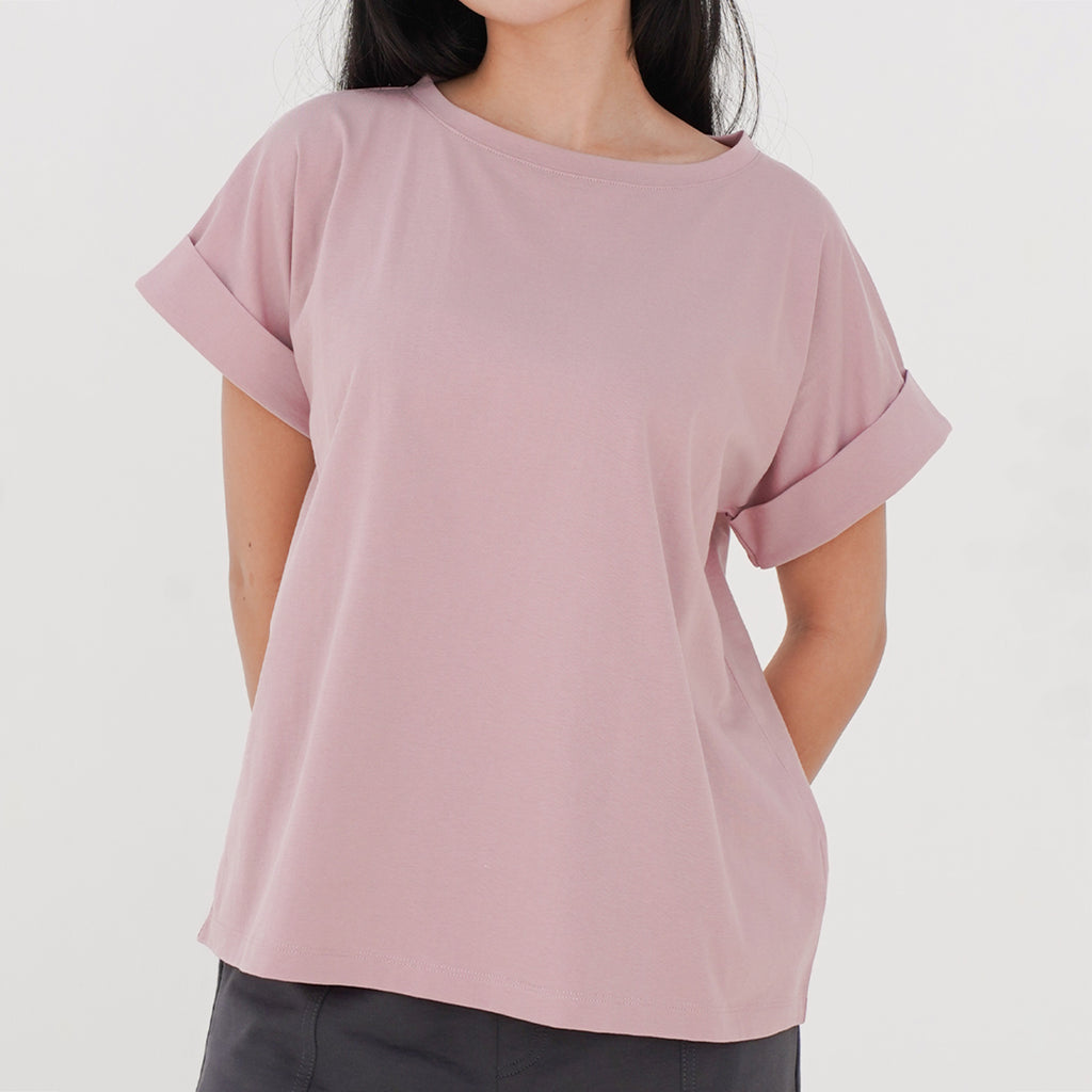 Elyn Rolled-up Sleeve T-shirt