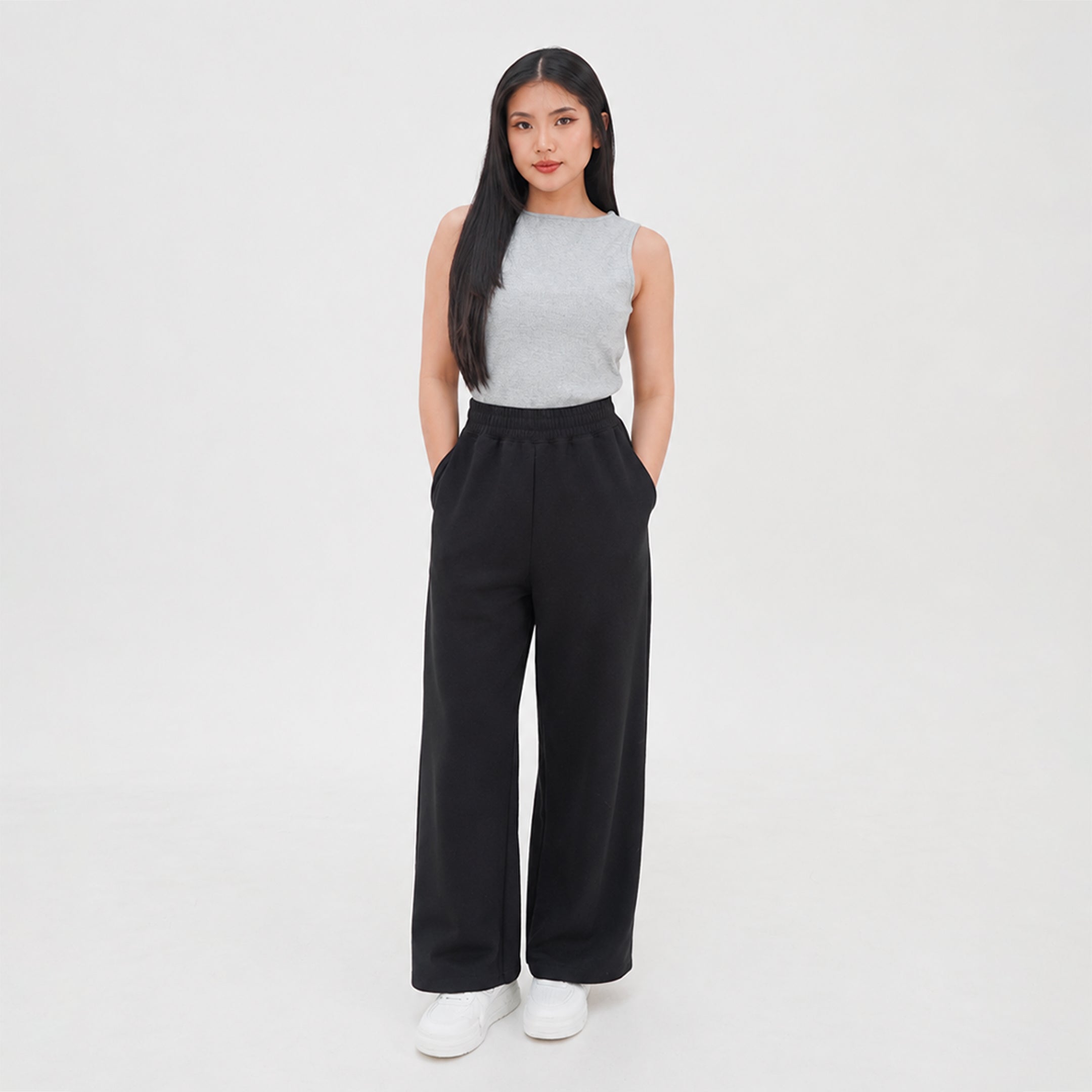 ZIANDGLO Luxe Wide Leg Sweatpants | Celana Panjang Wanita - DANBOWL