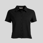 Arven Collared Button Top