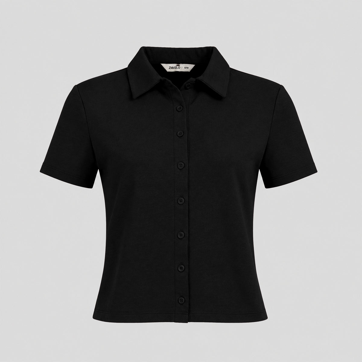 Arven Collared Button Top