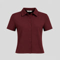 Arven Collared Button Top