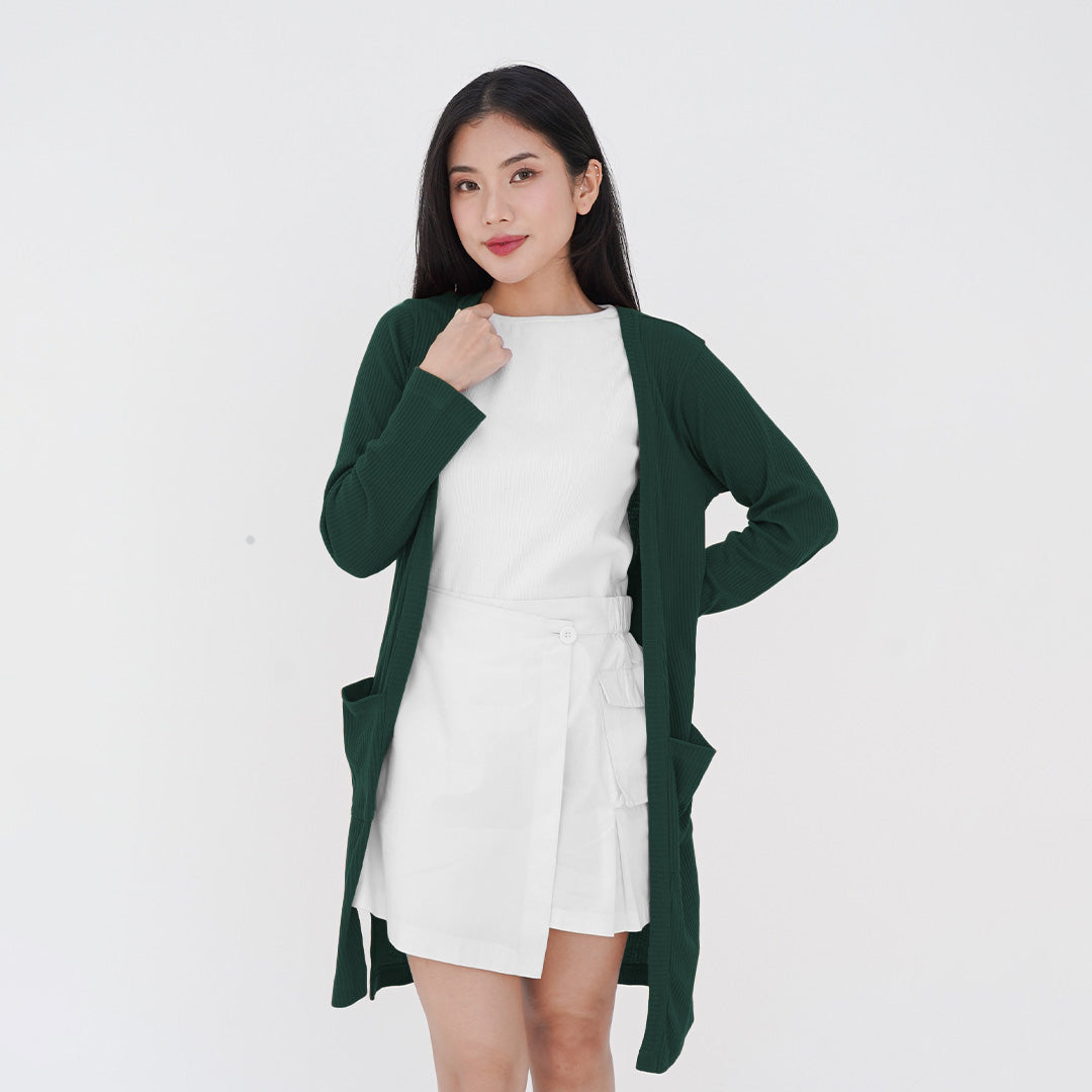 ZIANDGLO Cellina Cardigan | Kardigan Panjang Wanita - Soft Knit