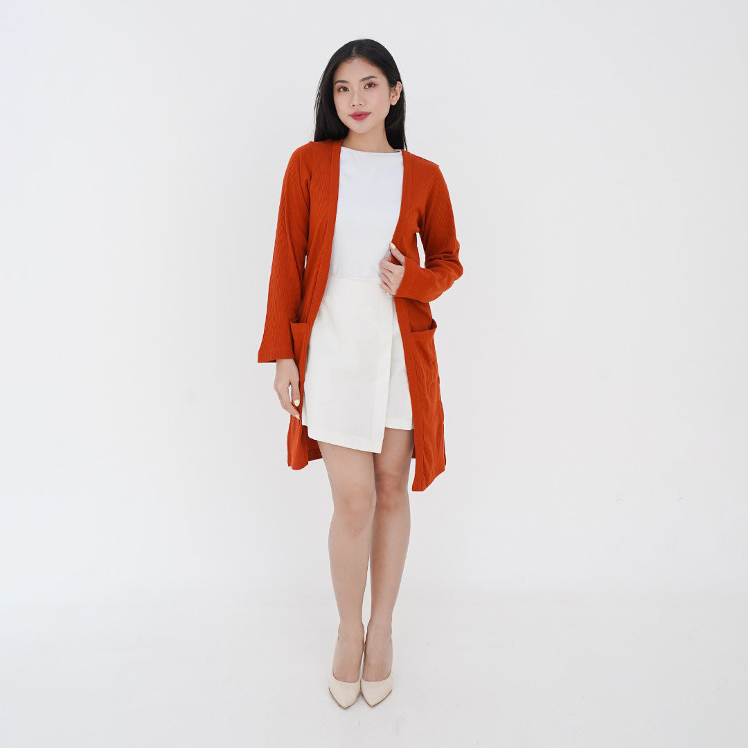 ZIANDGLO Cellina Cardigan | Kardigan Panjang Wanita - Soft Knit