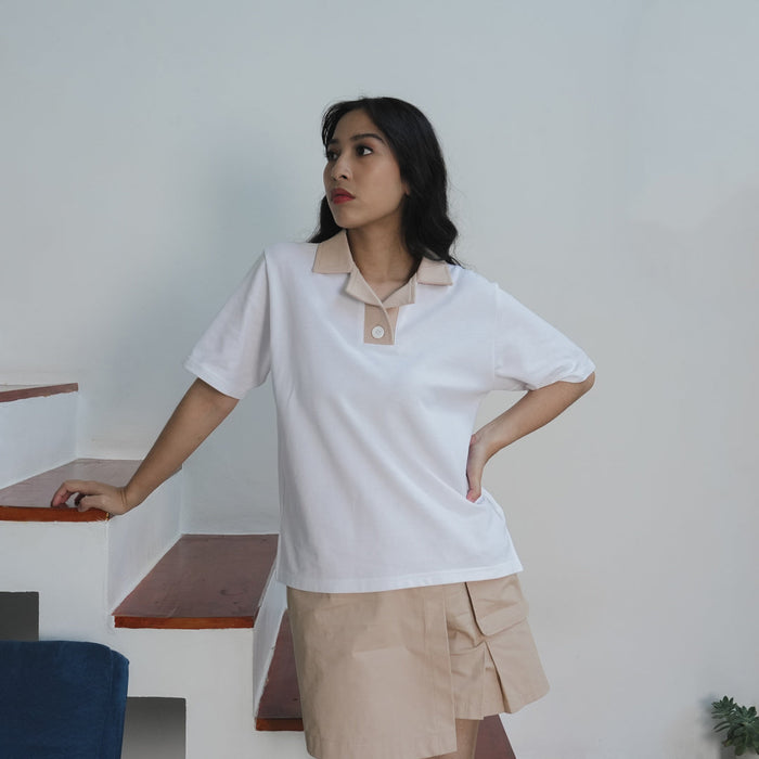 Reverie Notched Collar Top