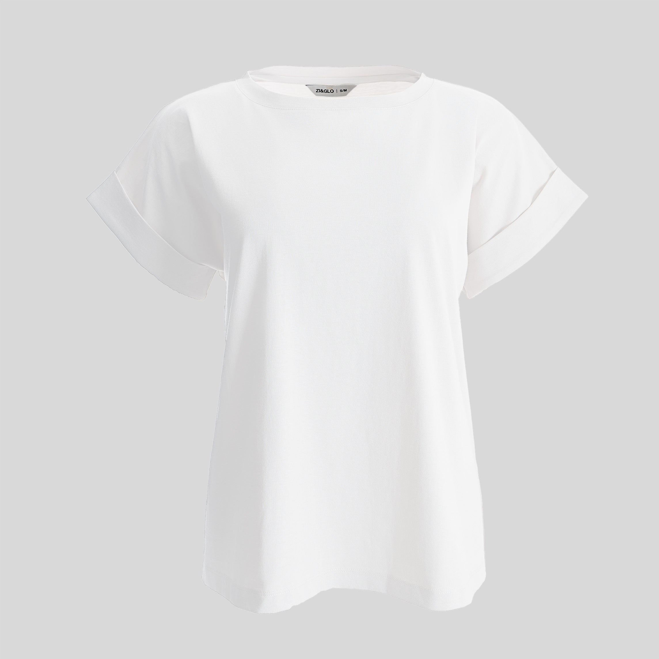 Elyn Rolled-up Sleeve T-shirt