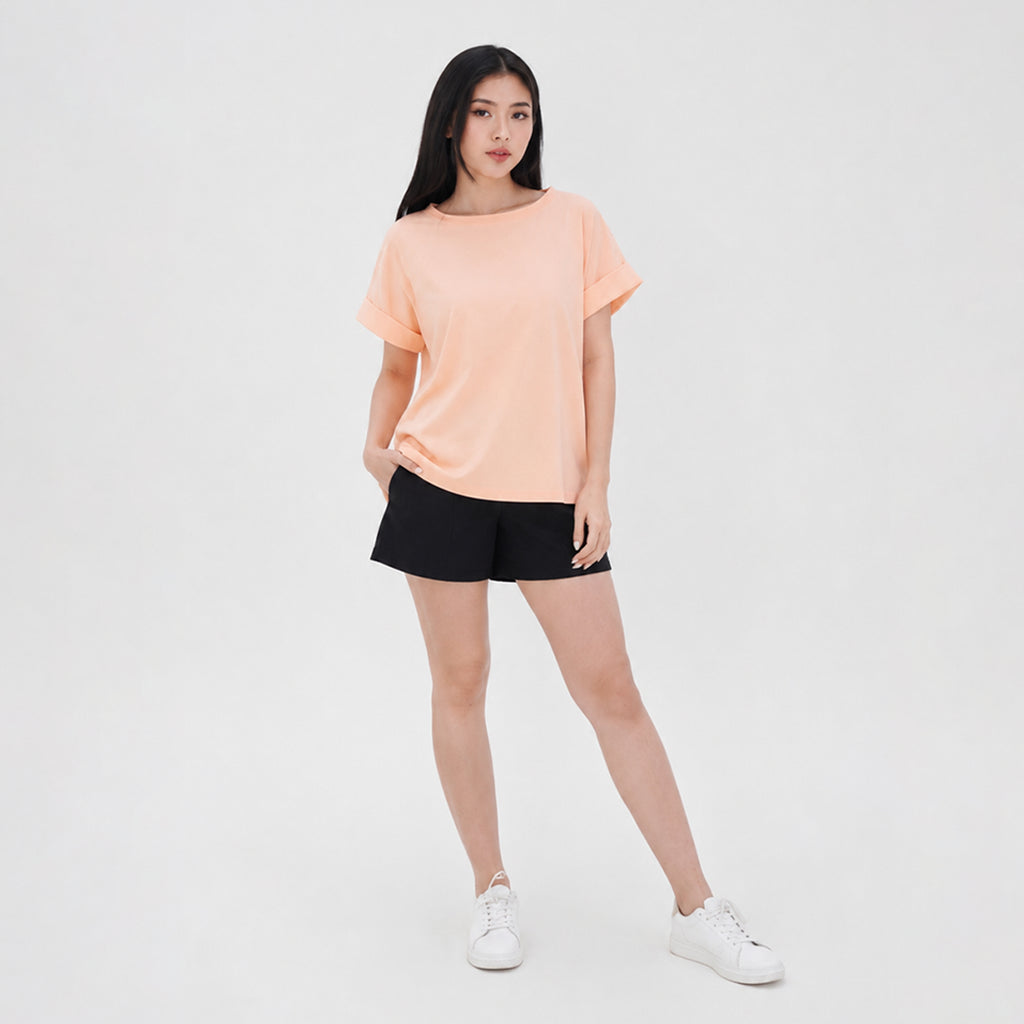 Elyn Rolled-up Sleeve T-shirt