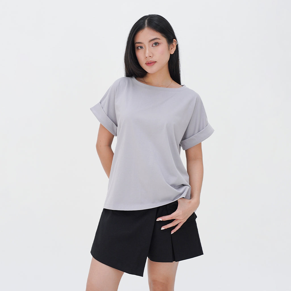 Elyn Rolled-up Sleeve T-shirt
