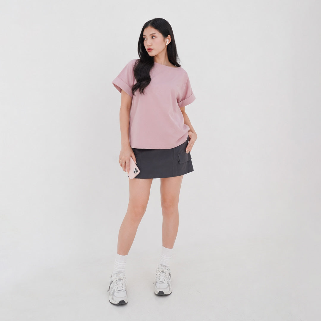 Elyn Rolled-up Sleeve T-shirt