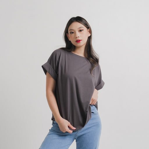Elyn Rolled-up Sleeve T-shirt