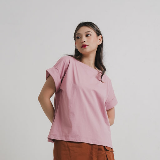 Elyn Rolled-up Sleeve T-shirt