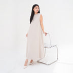 Valencia Maxi Dress With High Neck