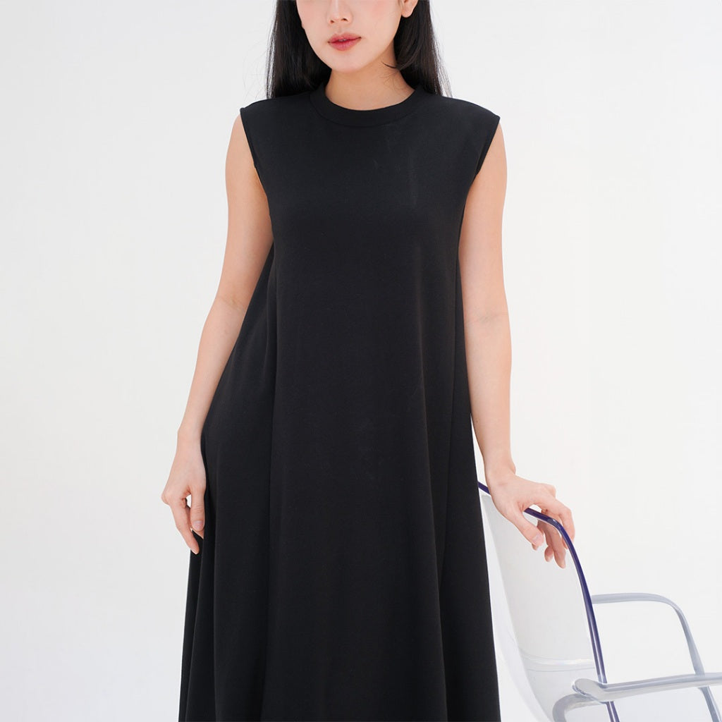 Valencia Maxi Dress With High Neck