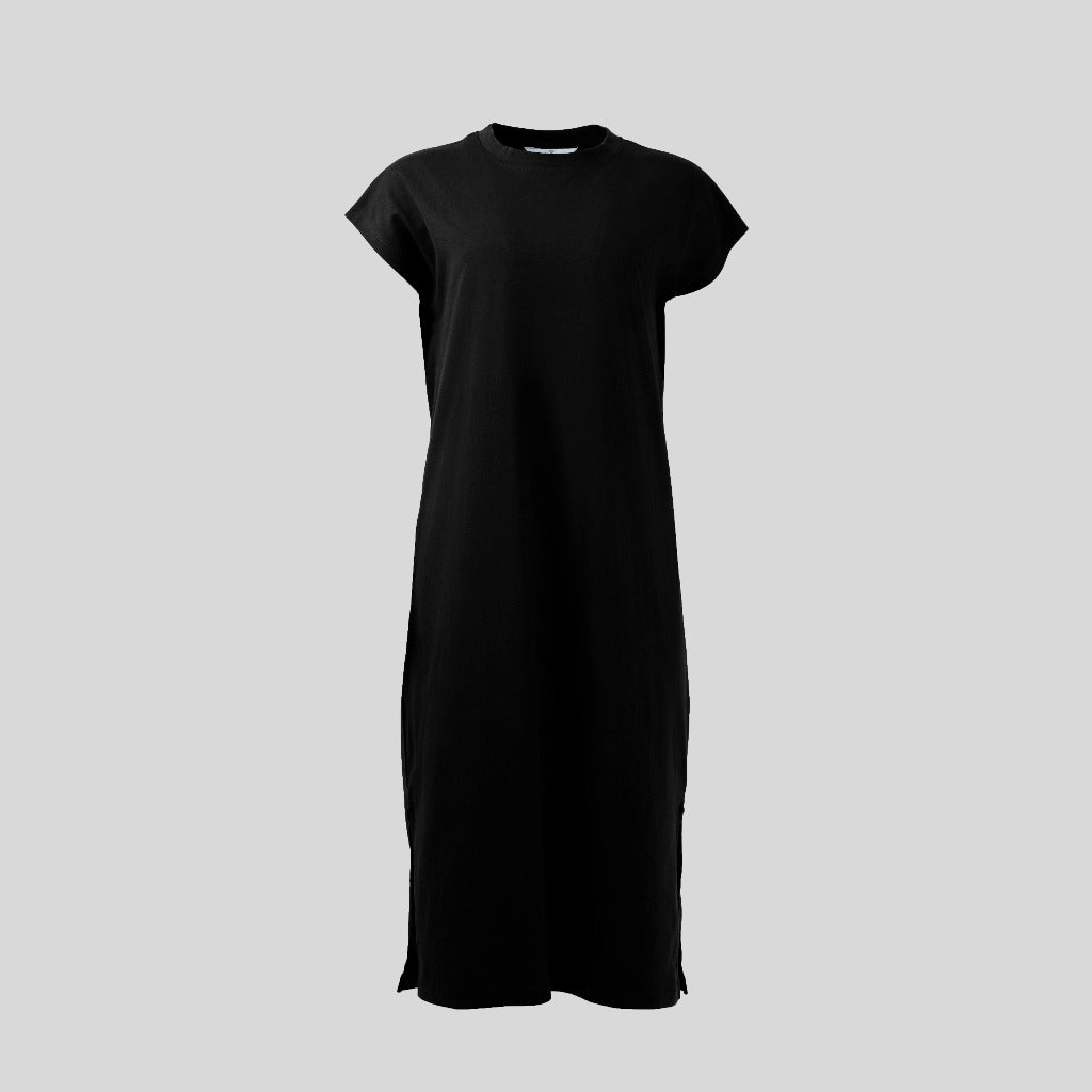ZIANDGLO Maylen Midi Dress | Dress Midi Wanita - Cotton Combed