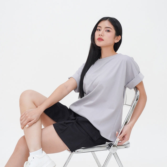 Elyn Rolled-up Sleeve T-shirt
