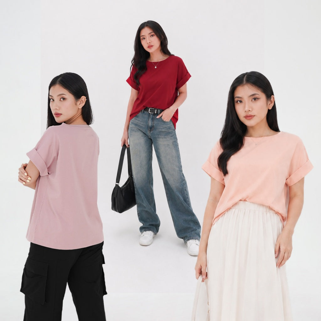 Elyn Rolled-up Sleeve T-shirt