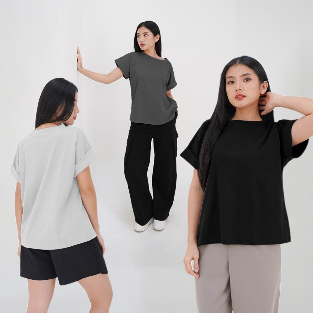 Elyn Rolled-up Sleeve T-shirt