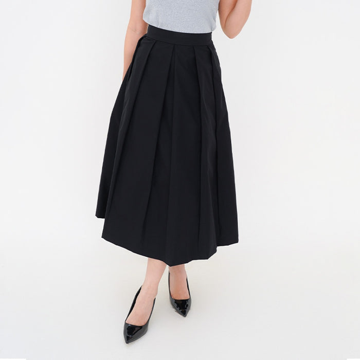 Aeri Pleated Midi Skirt