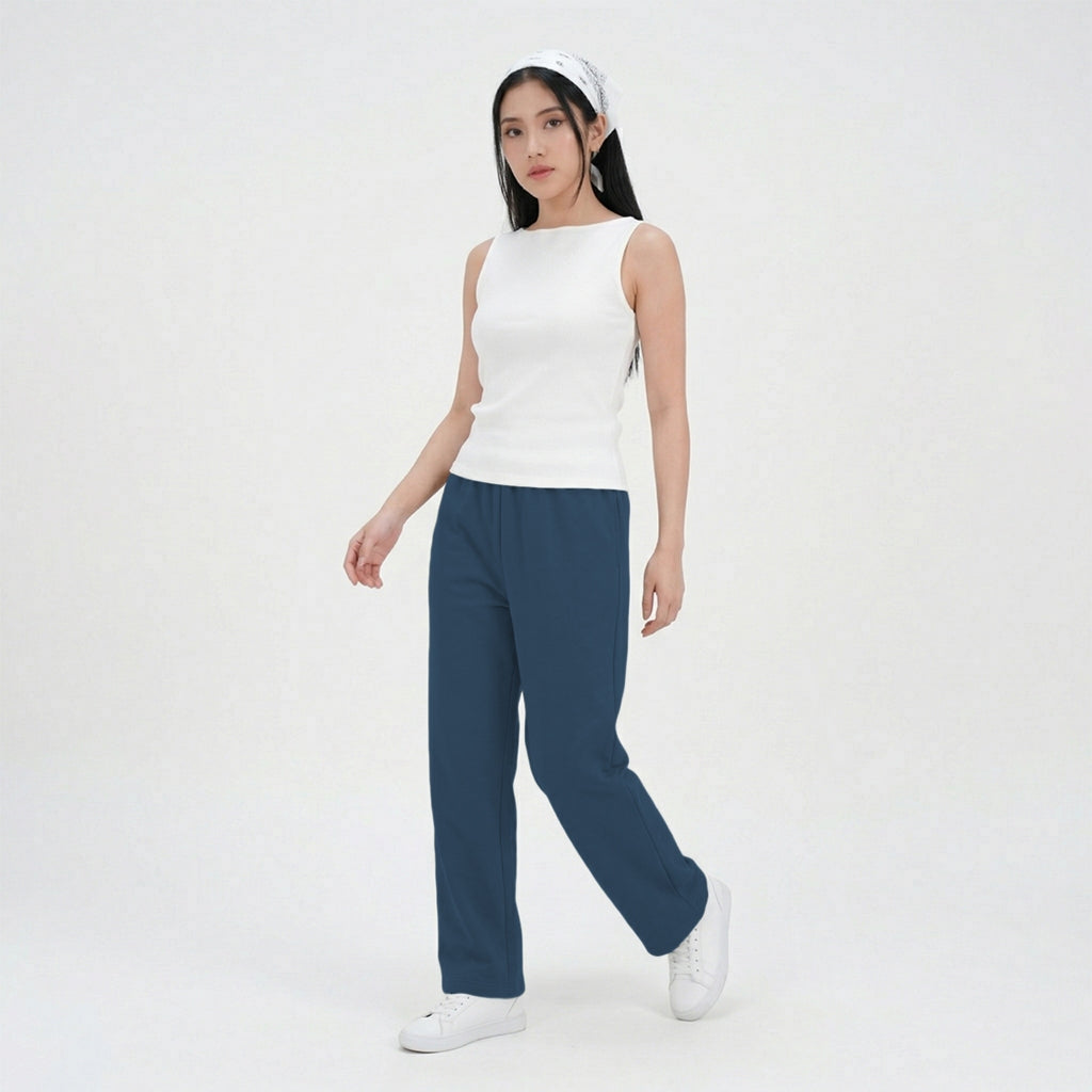 ZIANDGLO Luxe Wide Leg Sweatpants | Celana Panjang Wanita - DANBOWL