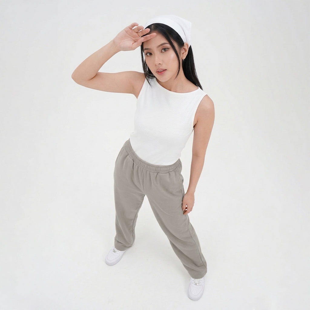 ZIANDGLO Luxe Wide Leg Sweatpants | Celana Panjang Wanita - DANBOWL