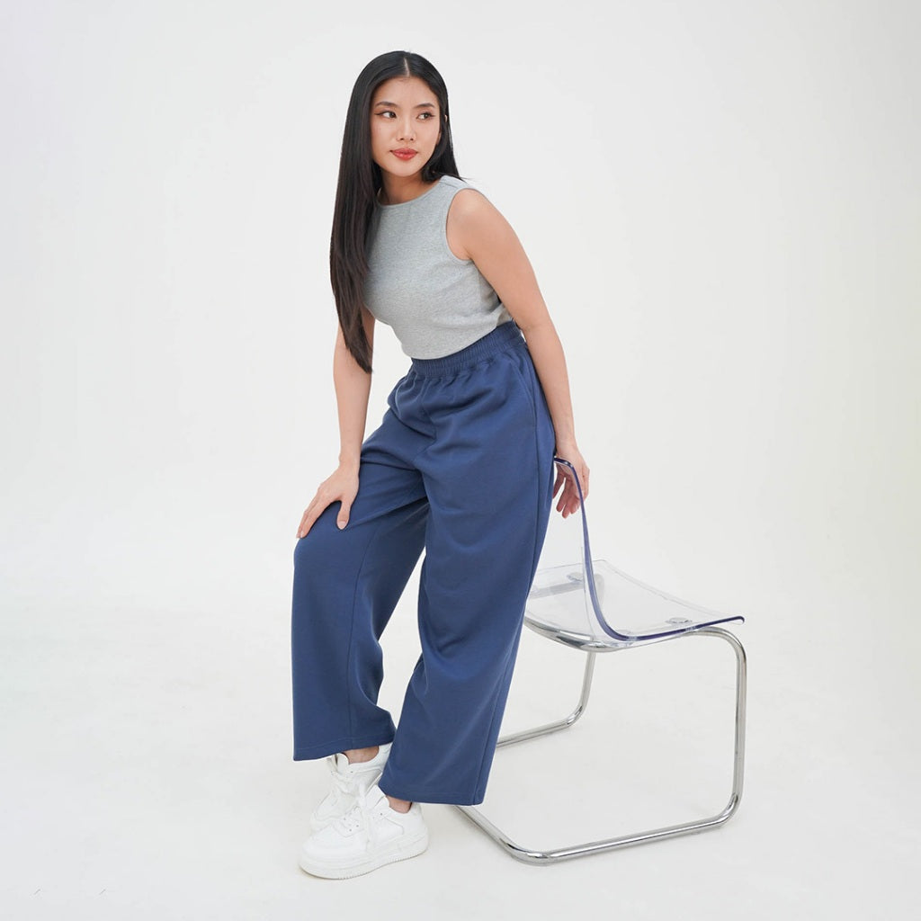 ZIANDGLO Luxe Wide Leg Sweatpants | Celana Panjang Wanita - DANBOWL