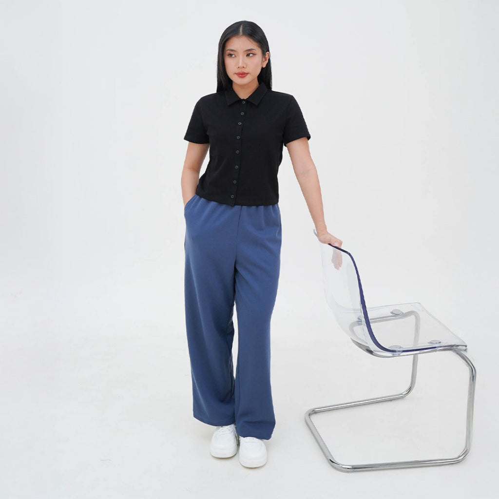 ZIANDGLO Luxe Wide Leg Sweatpants | Celana Panjang Wanita - DANBOWL