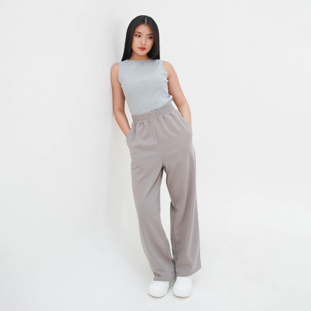 ZIANDGLO Luxe Wide Leg Sweatpants | Celana Panjang Wanita - DANBOWL